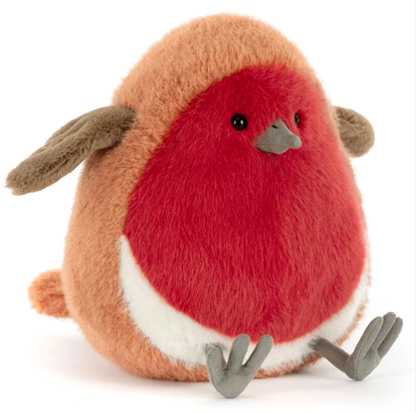 jellycat plum robin plush christmas